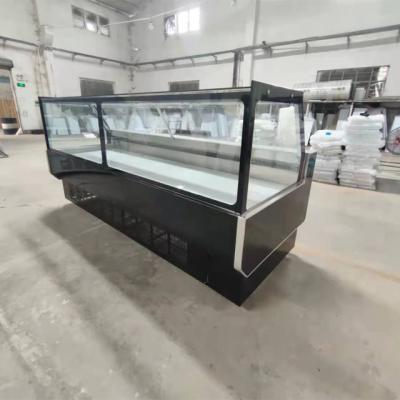 China Compressor Build Size Customized Refrigerator Single-temperature 1200 mm In Deli Meat Food Display Showcase Refrigerator for sale