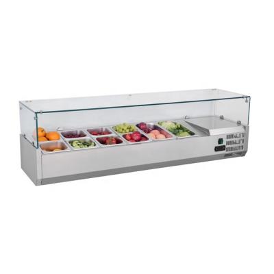 China Single-temperature Counter Table Top Salad Display / Pizza Prepare Table Fridge for sale