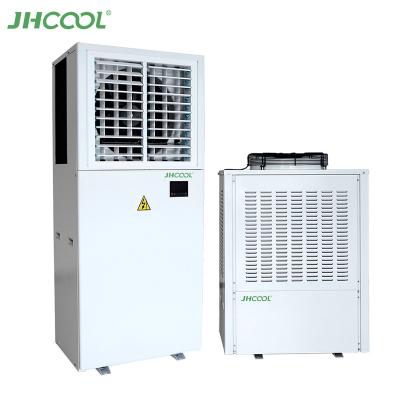 China JHCOOL Factory Floor Standing Unit Industrial Condenser Slot Evaporative Cooler Portable Air Cooler Fan for sale