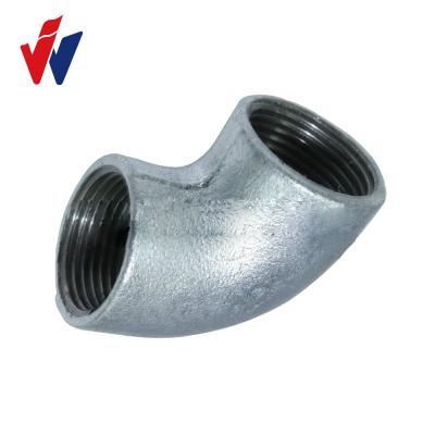 China Heavy Duty Type Malleable Iron GI Pipe Fitting Hot Dipped Galv. Malleable Iron Pipe Fittings with BS Threads, Plain for sale