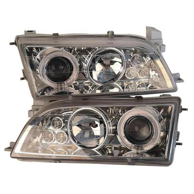 China Hot Selling Car Parts Corolla AE100 AE101 1993-1997 Modified Angel Eyes Daytime Running Lights LED Headlight Car Headlights for sale