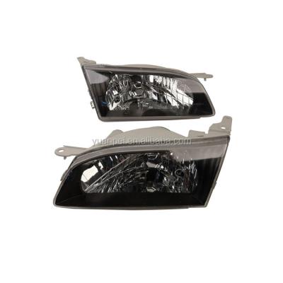 China Car Parts Fit COROLLA AE110 1996-2000 Headlights Eye Headlights Crystal Black for sale