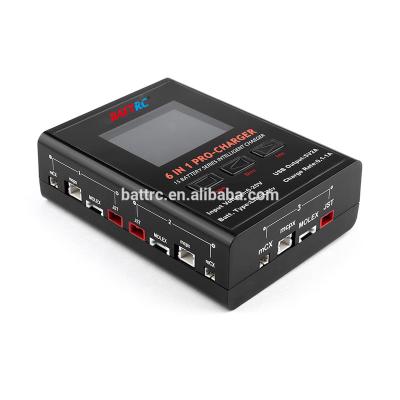 China Standard Lipo Battery 1Amp RC Car Battery Fast Charger with 6 Charging Channels for sale