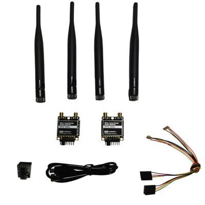 China Drone RFD900 Plus 915MHz Ultra 45km Long Range Telemetry Radio Modem With Antenna For APM IMAGE Flight Controller for sale