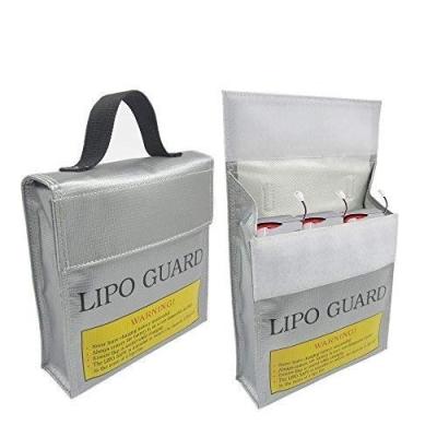 China Power Tools Fireproof Explosion Proof Lipo Battery Bag Lipo Battery Safe Guard Safe Bag 235mm x 65mm x 180mm for sale