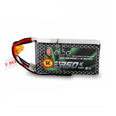 China Toys RC Life Battery 6.6V 2250mAh 5C 2S1P For RC Radio Transmitter for sale