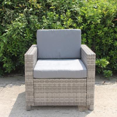 China Garden set wicker rattan furniture 4 piece delux outdoor set for sale