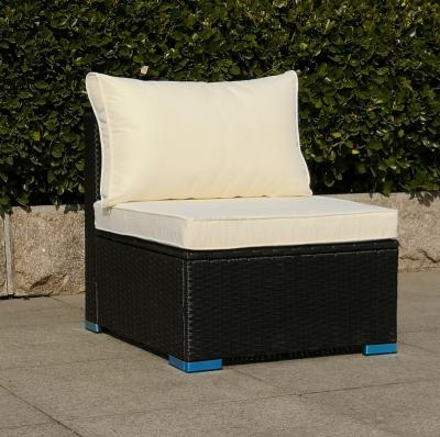 China Garden Set Rattan Armless Sofa For Germany Market for sale