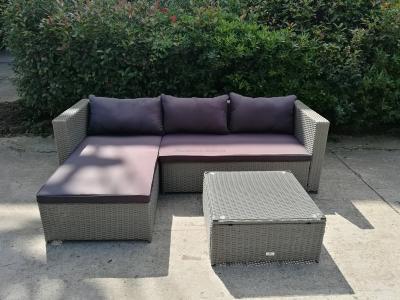 China Modern corner garden furniture 3pcs set for sale