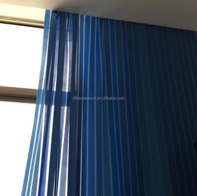 China High quality bus side yutong curtain fabric blue sun shade for sale