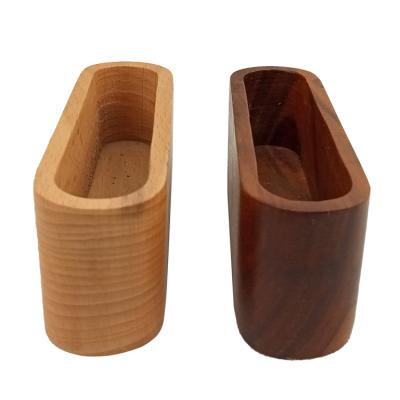 China Professional Wooden Business Card Display Stand Wooden Business Card Desktop Box for sale