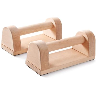 China New Beech Arm Strength Exerciser Sport Training Wooden Handle Lift Bar Rack Fitness Equipment Speed ​​Exercise Pump Handle for sale