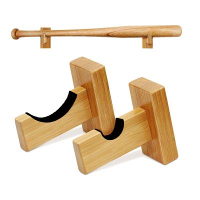 China Modern New Design Durable Environmental Solid Wood Adult Morden Baseball Bat Rack for sale