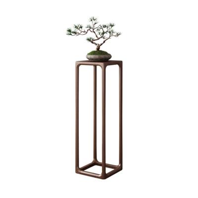 China Modern Garden Plant Pot Shelf Geometric Square Frame Flower Display Stand for sale