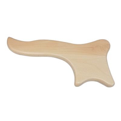 China Beech Wood Therapy Massage Tools Wooden Massage Tool Gua Sha Wooden Paddle Anti Cellulite Massager for sale