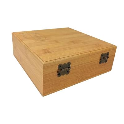 China Handmade Custom Bamboo Wooden Rectangle Perfume Gift Box Bamboo Jewelry Box for sale