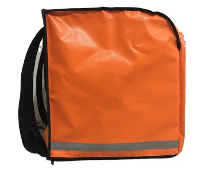 China China Manufacturer Thermal Insulated Food Backpack Insulated Orange Cooler Delivery Backpack Cooler Bag for sale