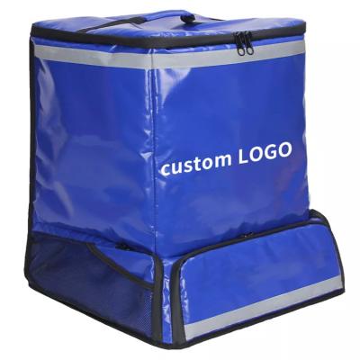 China New Insulated Dedicated Food Package Bag Navy Blue Food Takeaway Delivery Bag Most Popular High Quality for sale