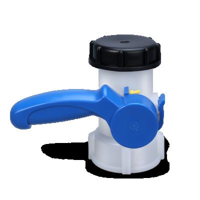 China Garden Accessories DN40 DN50 Plastic Butterfly Valve For IBC Tank Container 1000L Switch IBC Tank Adapter for sale