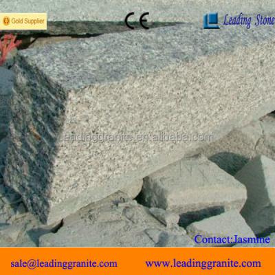 China Straing or Curved Dark Gray Granite Curbs for sale