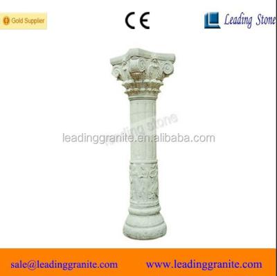 China Artificial Stone Gray Collum Pillars / House Granite Building for sale