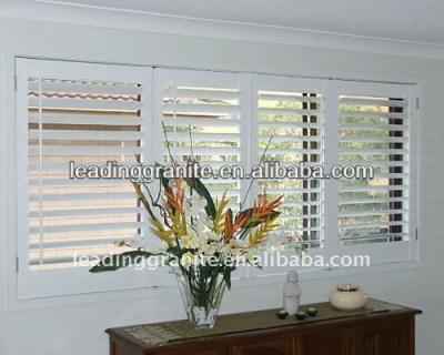 China PVC Plantation Wood Shutters for sale