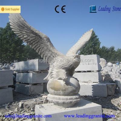 China Vivid Natural Stone Sculpture/Limestone Eagle Sculpture for sale