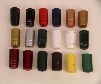 China Custom Aluminum Plastic Heat Shrink Capsules Waterproof With Tear Tabs for sale