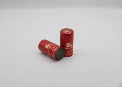 China 25*43mm 30*60mm Whisky Wine Bottle Tamper Proof Aluminium Closures Caps for sale