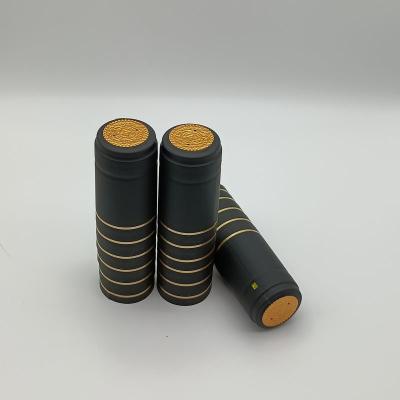 China Factory Custom PVC Heat Shrink Capsules Heat Shrink Wine Bottle Seals Printing Logo for sale