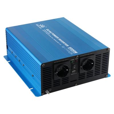 China 2000w off-grid solar inverter 12V/24V/48VDC to 220V/230V/240VAC pure sine wave power inverter 32*25*10CM for sale