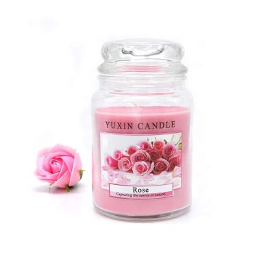 China Christmas Flameless Decoration Scented Glass Candle for sale