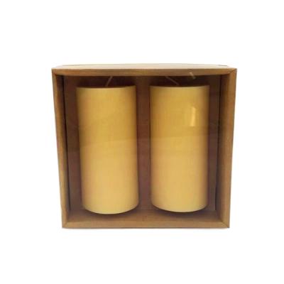 China Holiday 100% natual organic beeswax candle with gift box for sale