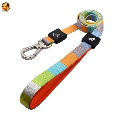 China 2021 Custom Design Padded Custom Dog Harness With Handle High Quality Pet Supplies Dog Leash for sale