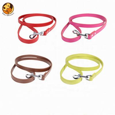 China Manufacturer High Quality Pet Products Viable Luxury Metal Colored Cat Leash Dog Leash Pet Leash PU for sale