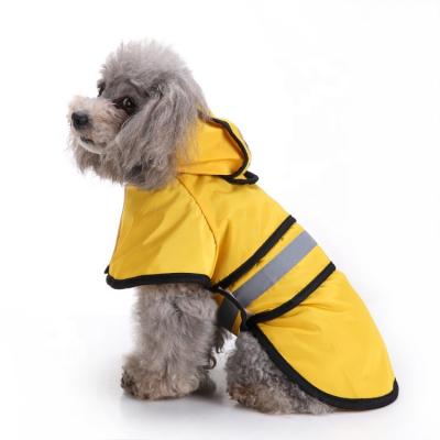 China Viable Wholesale PVC Reflective Brands Waterproof Cat Dog Clothes Pet Raincoat Large Dog Raincoat for sale