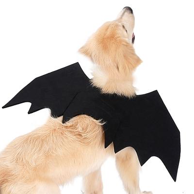 China Viable Funny Custom Halloween Felt Fabric Pet Bat Wings Little Big Dog Cat Bat Costume Clothing for sale