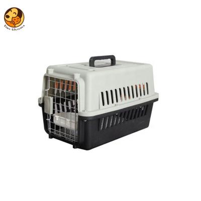 China Wholesale Breathable High Quality Plastic Outdoor Pet Carrier Bag Cat Dog Travel Cage for sale