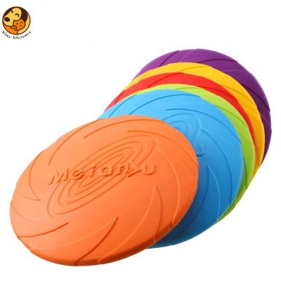 China Wholesale Durable Pet Toys Durable TPR Indestructible Dog Toys Outdoor Dog Flying Disc for sale