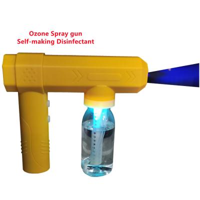 China High Spray Effect A ULV Sprayer Portable Cordless Self-Making O3 Jet Machine Nano Steam Self-generated Disinfection Spray Gun for sale