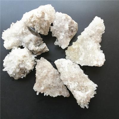 China Wholesale Whole Piece Eco-friendly Natural Rough White Crystal Cluster Mineral Specimen Ornaments for sale