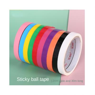 China Toy High Toughness Brushed Colorful Color Heat Resistant Sticky Ball Decompression High Viscosity Tape for sale