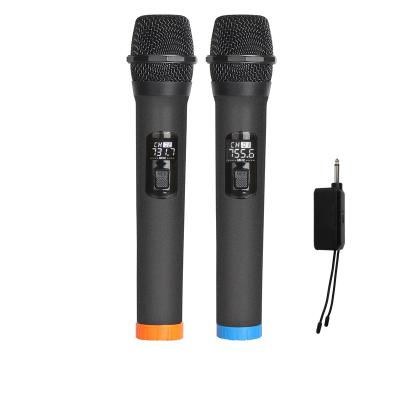 China Over Cardioid Mobile Live Streaming Sound Card Microphone Universal One-to-Two To Conference Home Audio Computer Wireless Microphone for sale