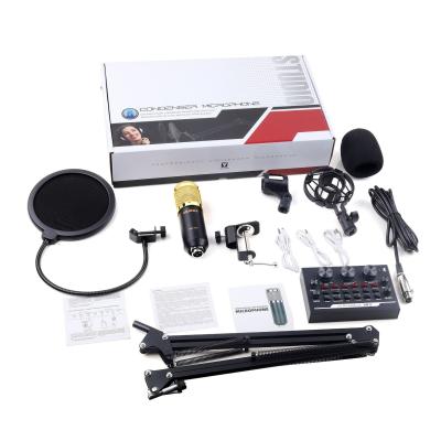 China V82karaoke Eco-friendly Anchor Live Singing Equipment Full Set Mobile Phone Computer Sound Card Universal Set for sale