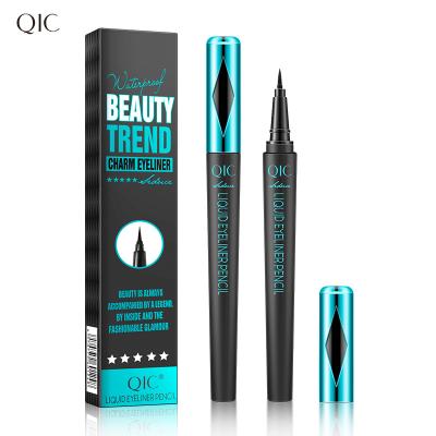 China FadelessEyeliner Waterproof Sweatproof Eyeliner MakeupQICMembrane Quick-drying Waterproof Thick Blue Black Makeup Eyeliner Strength for sale