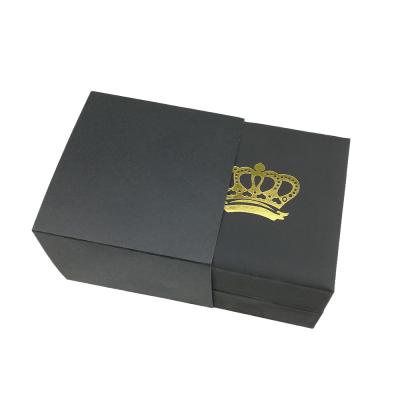 China Plastic Flip Gift Jewelry Crown Hard Coverpupackaging Factory direct supply eco-friendly stain plastic watch box for sale