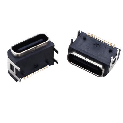 China Waterproof USB 3.1 Type C Strong Oxidation 16 Pin Female Connector P/N (104313332) for sale