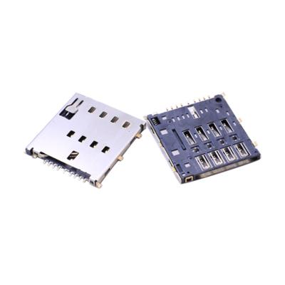 China Memory Card Connector Boost 8p h1.56 Automotive Support Sim Card Connector Micro KP10BH-8S-SF Smart Card for sale