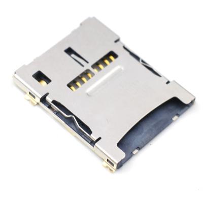 China Automotive H1.8 Pin SD TF 10 Micro Card Connector P/N102314662 for sale