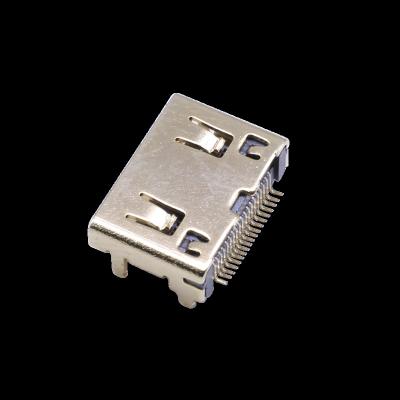 China High Case Data Transmission Male And Female Connector Gold Plated 19P Main Mount HD Sub Connector for sale